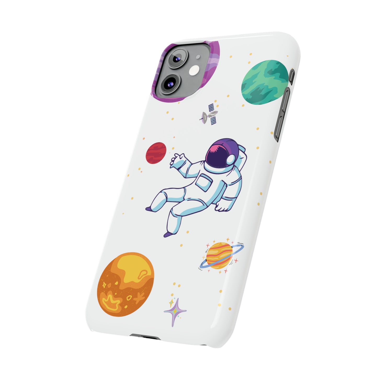 Astronaut Slim iPhone Cases - Elevate Your Device with Cosmic Style