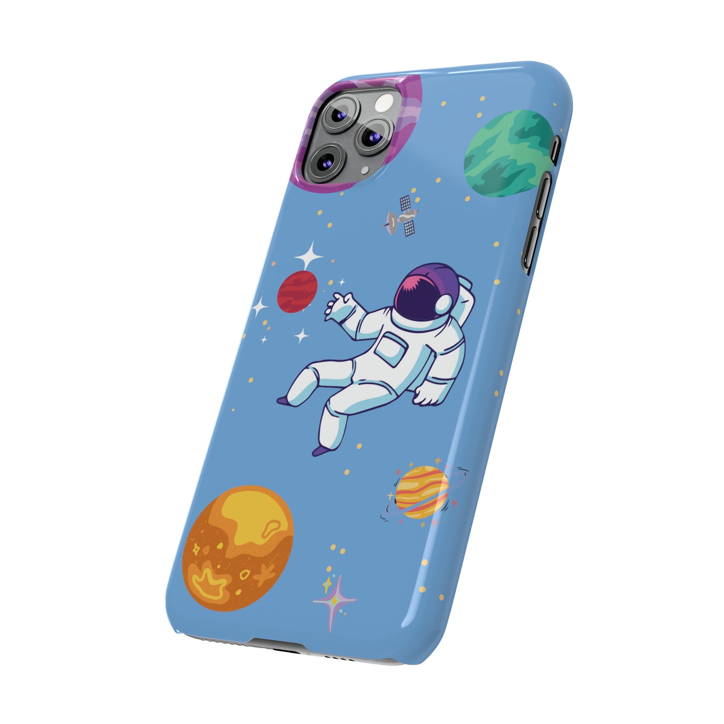 Astronaut Slim iPhone Cases - Stylish Protection for iPhone 11, 12, 13, 14, 15