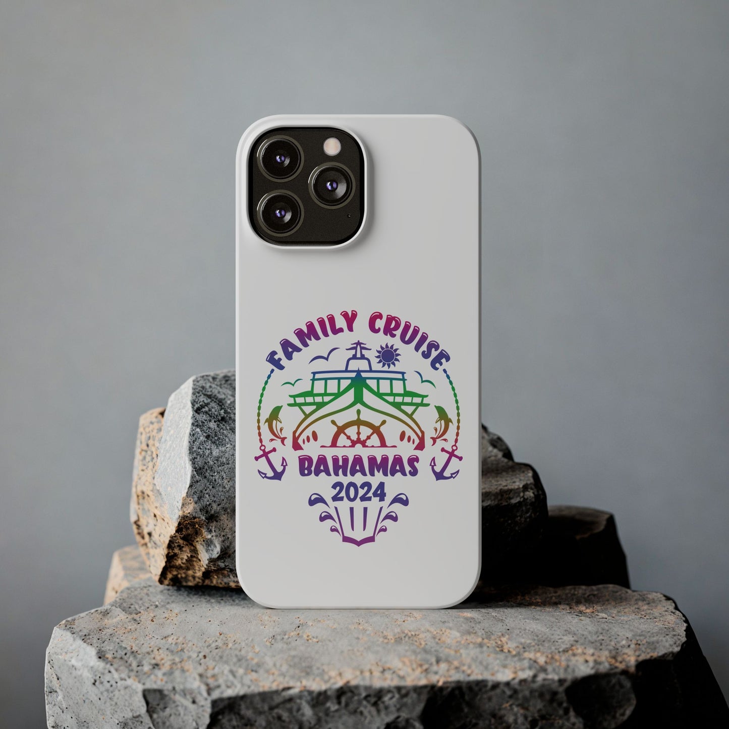 Family Cruise Bahamas iPhone Case With High Detail Design