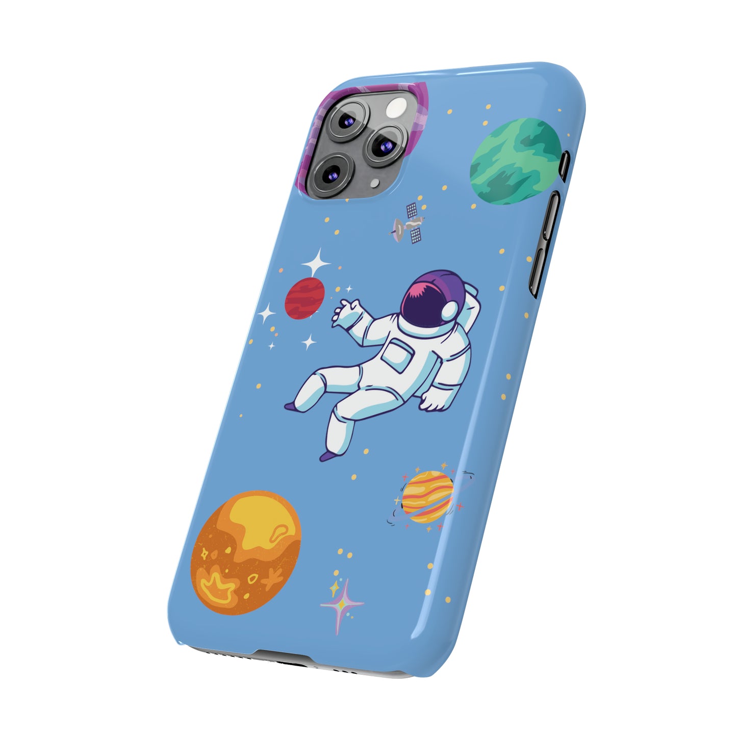 Astronaut Slim iPhone Cases - Stylish Protection for iPhone 11, 12, 13, 14, 15