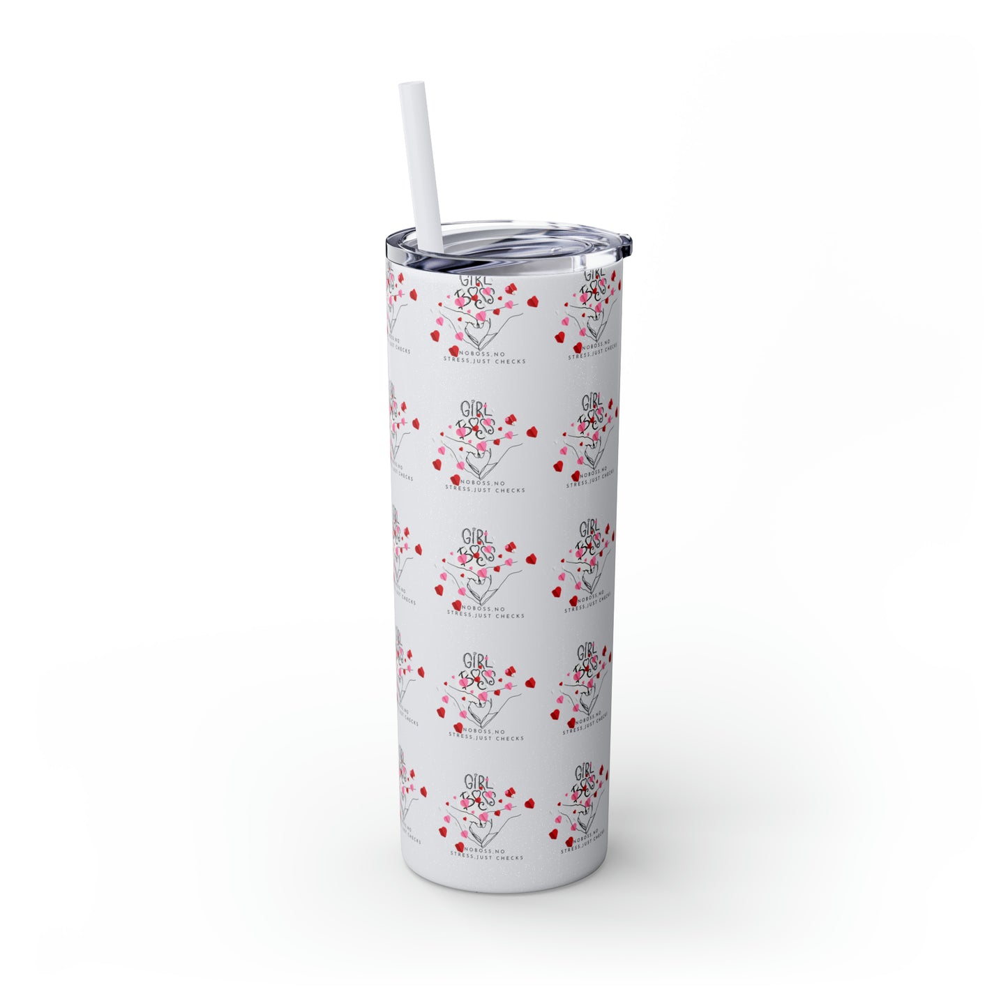 Skinny Girl Boss HOT & COLD Cup/Tumbler with Straw, 20oz