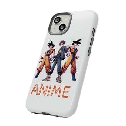 Tough Anime Goku iPhone Premium Protective Phone Cases for Apple, Samsung, and Google Devices