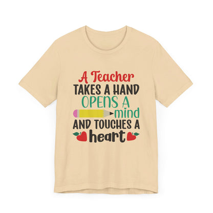 Inspirational Teacher Jersey Quote T-Shirt