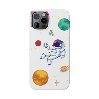 Astronaut Slim iPhone Cases - Elevate Your Device with Cosmic Style