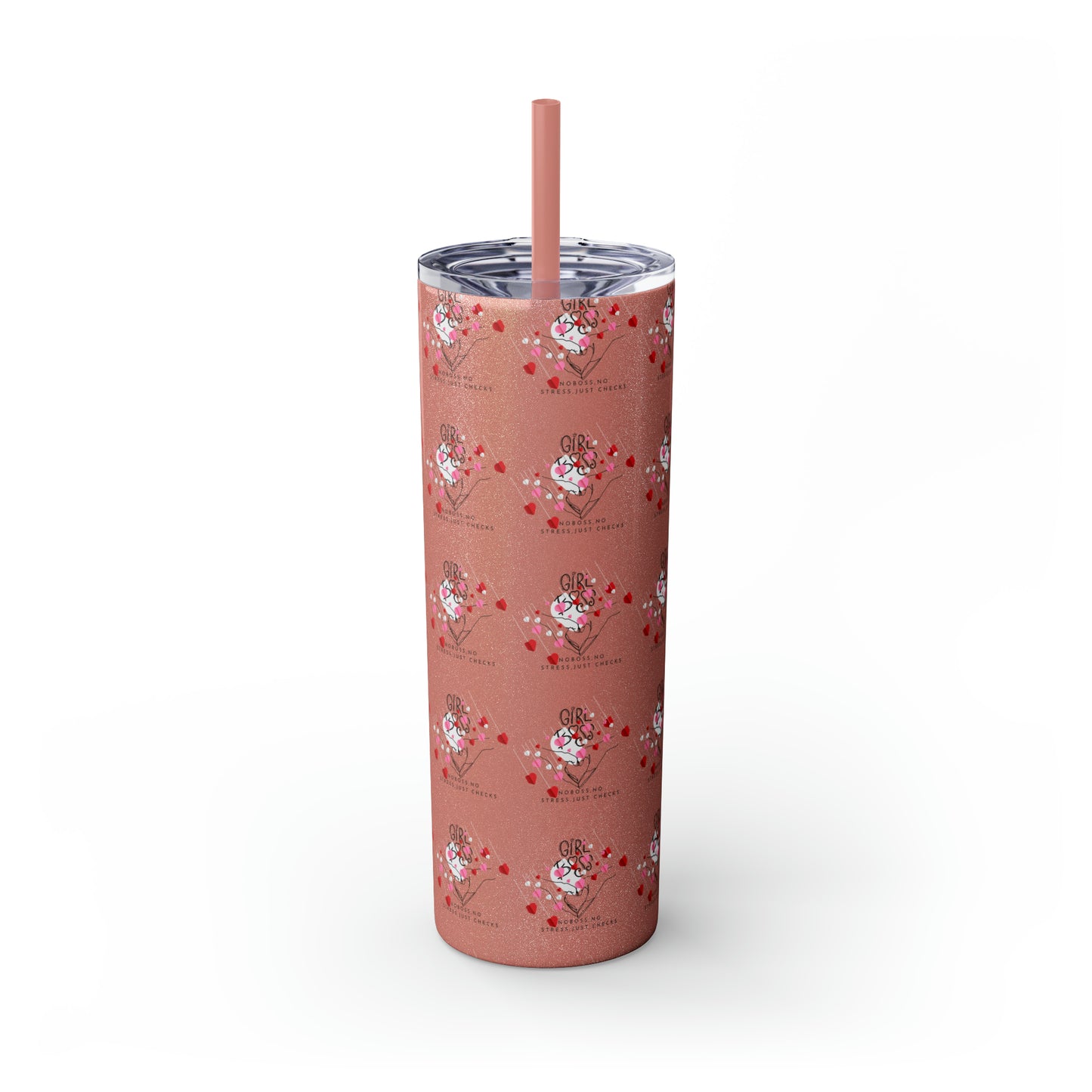 Skinny Girl Boss HOT & COLD Cup/Tumbler with Straw, 20oz