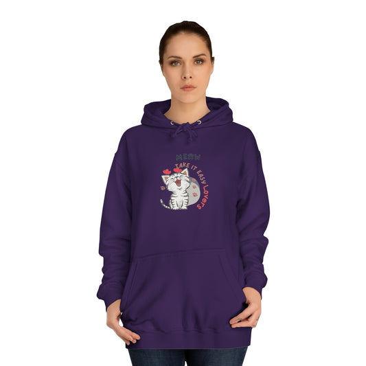 Take It Easy Lovers Hoodie - Cozy Comfort with a Stylish Twist