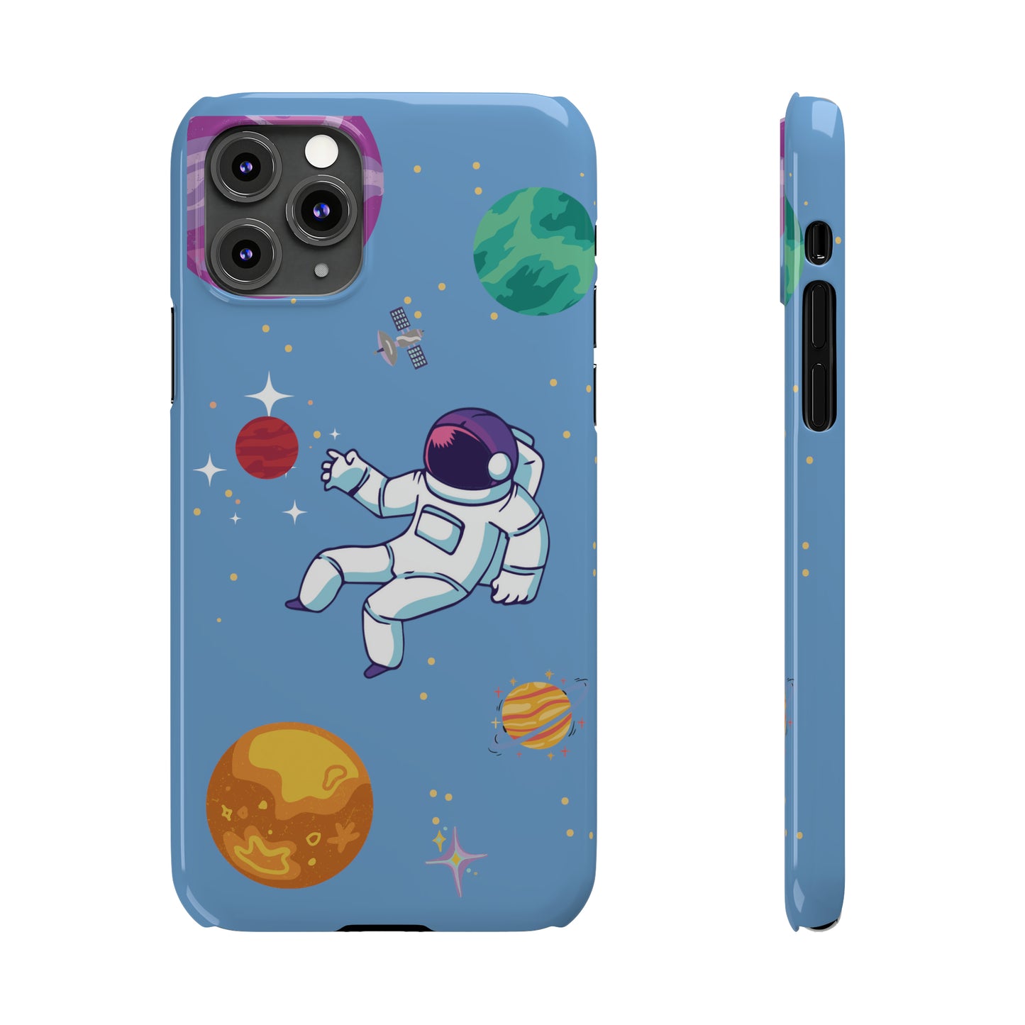 Astronaut Slim iPhone Cases - Stylish Protection for iPhone 11, 12, 13, 14, 15