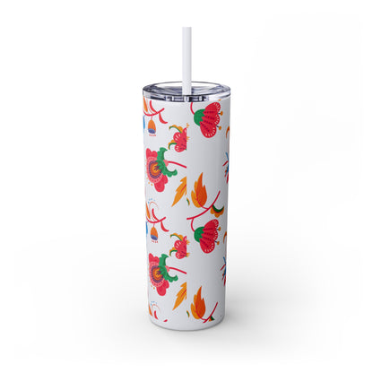 Skinny Tumbler with Straw, 20oz