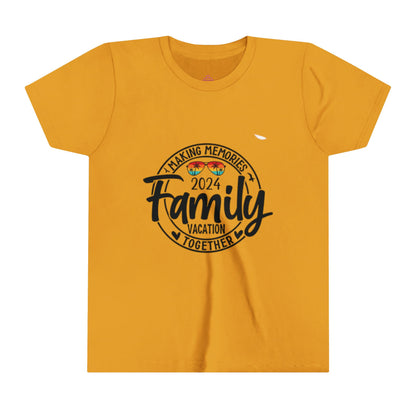 Youth Short Sleeve Making Memories Together Florida 2024 Family Vacation