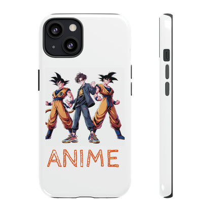 Tough Anime Goku iPhone Premium Protective Phone Cases for Apple, Samsung, and Google Devices