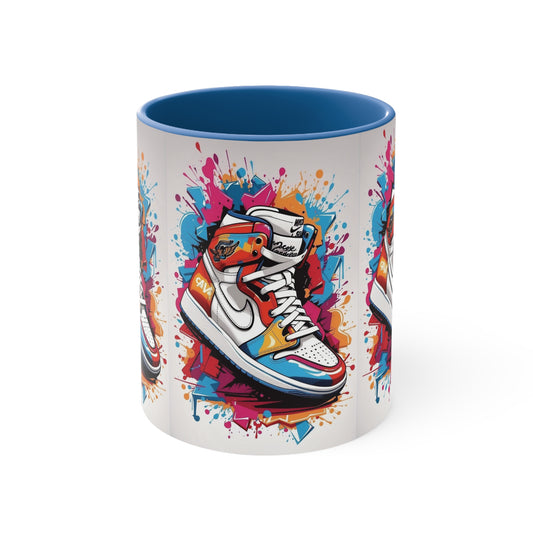 Sneaker Accent Coffee Mug, 11oz