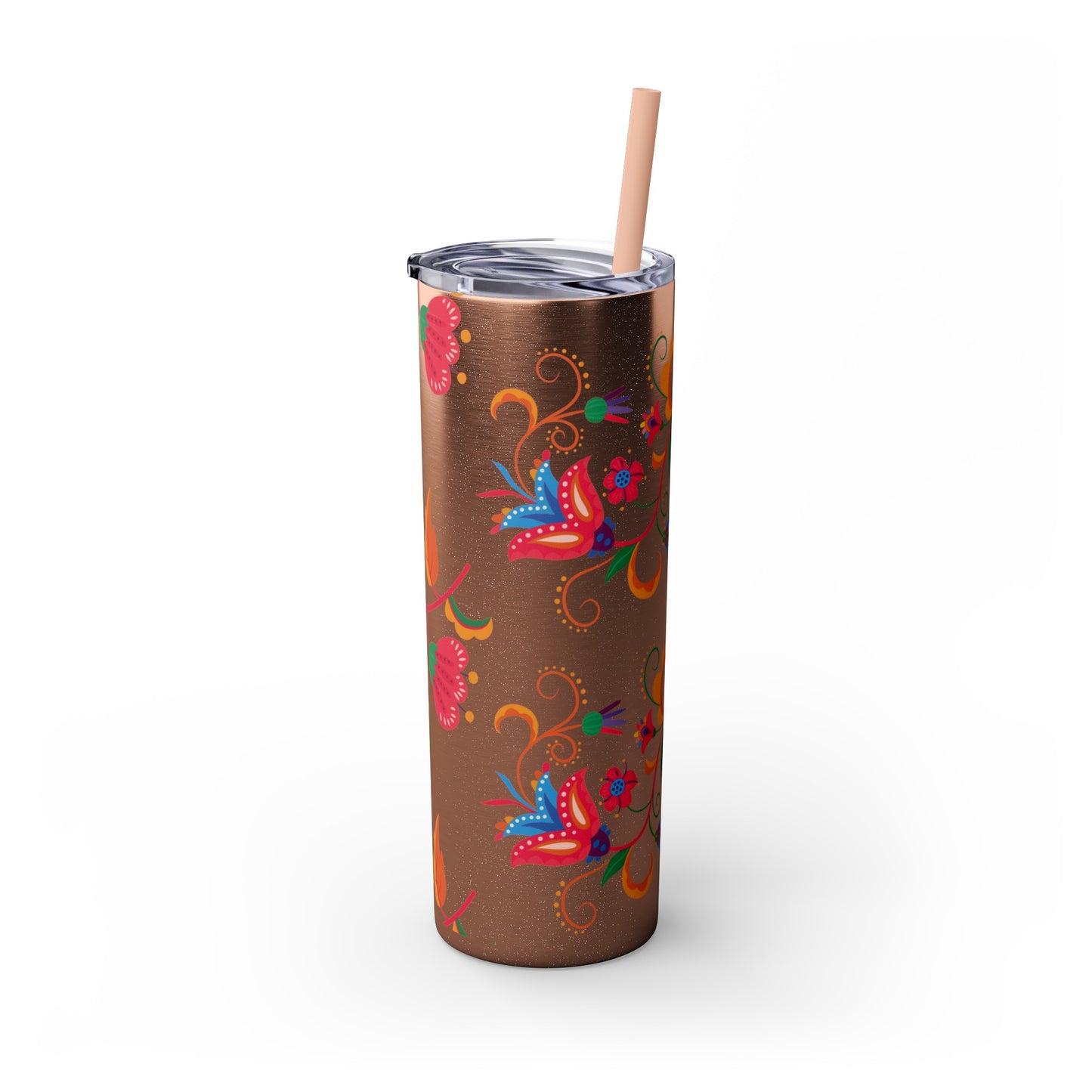 Skinny Tumbler with Straw, 20oz