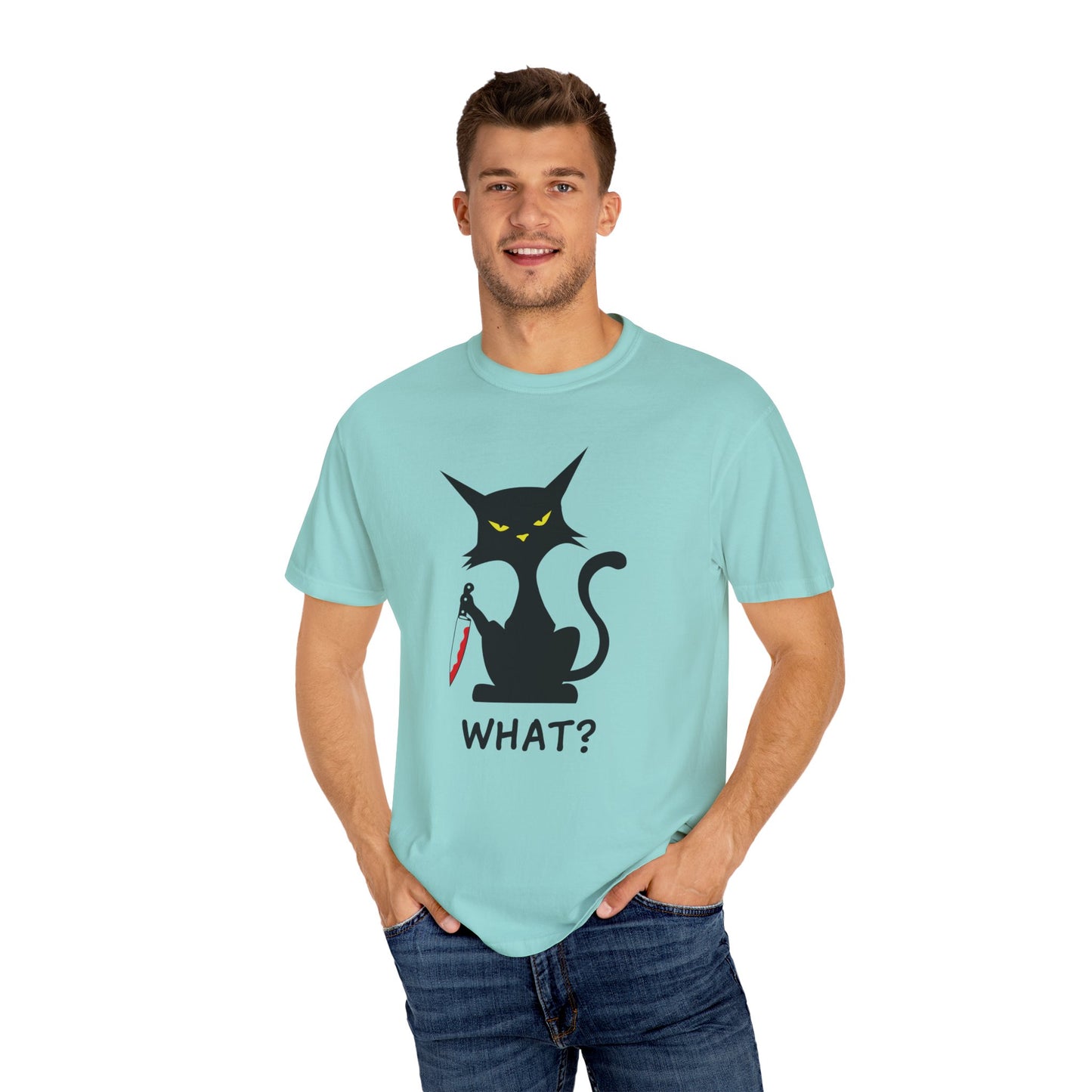 What, Meow Comfort Colors 1717 Customizable Garment-Dyed T-Shirt T-shirt