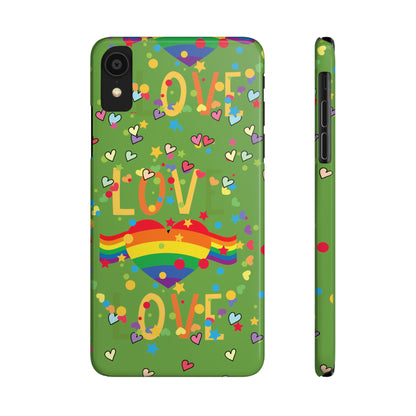 LOVE Colorful Rainbow Flexible iPhone Case Series