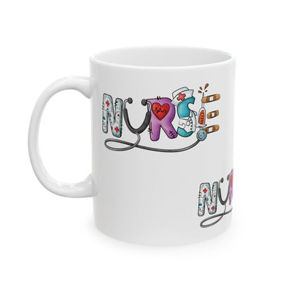 Nurse Ceramic Coffee Mug - Personalize Your Perfect Cuppa