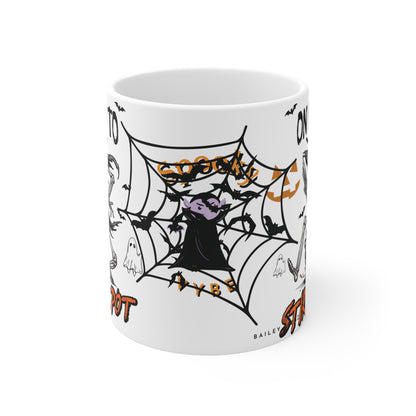 On My Way To Stir The Pot Halloween Coffee Mug 11oz