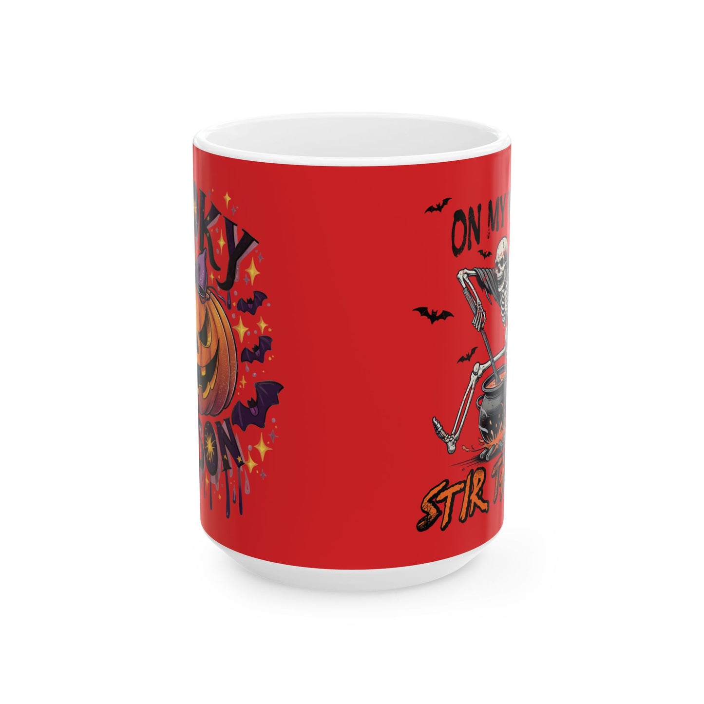 Spooky Season Halloween Ceramic Mug, (11oz, 15oz)