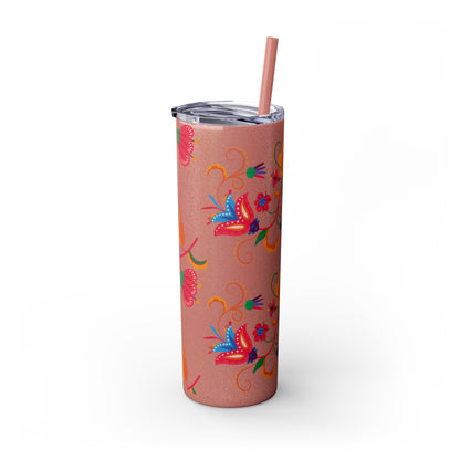 Skinny Tumbler with Straw, 20oz