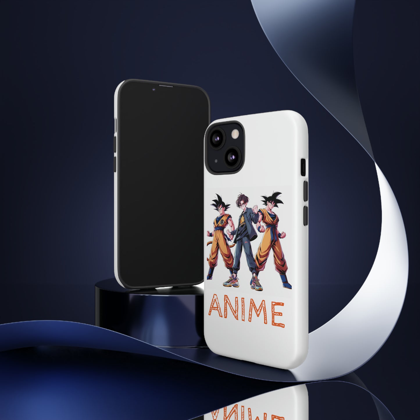 Tough Anime Goku iPhone Premium Protective Phone Cases for Apple, Samsung, and Google Devices