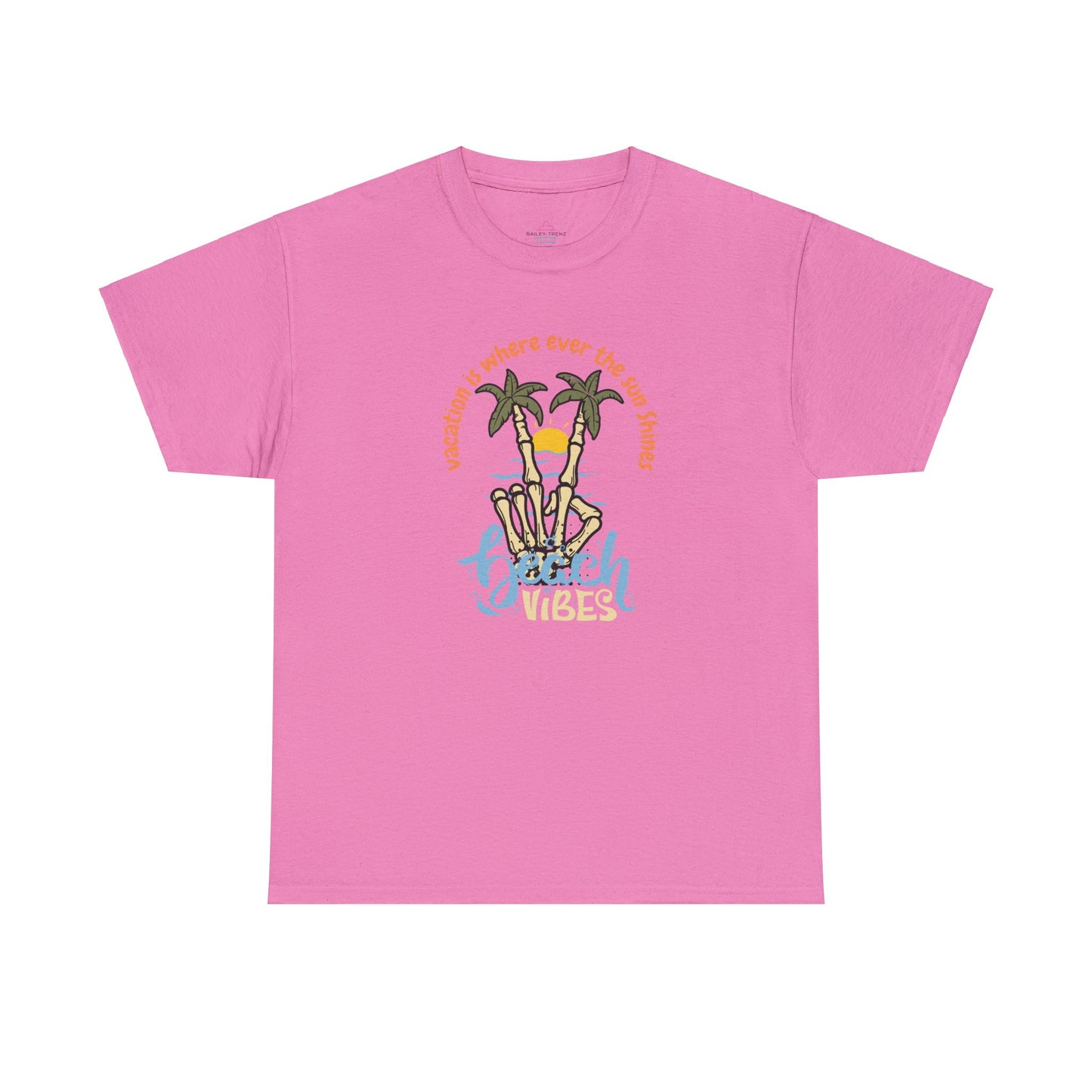 Elevate The Vibes Vacation Unisex Heavy Cotton Tee