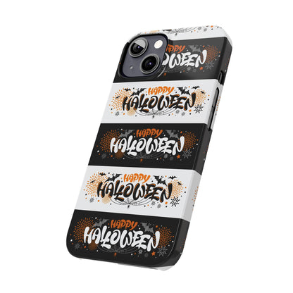 Embrace the spooky season with the Happy Halloween iPhone Case