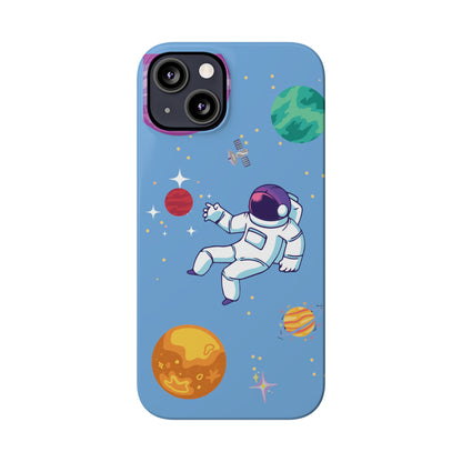 Astronaut Slim iPhone Cases - Stylish Protection for iPhone 11, 12, 13, 14, 15