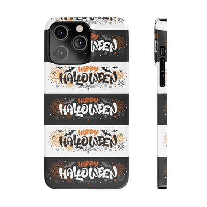 Embrace the spooky season with the Happy Halloween iPhone Case