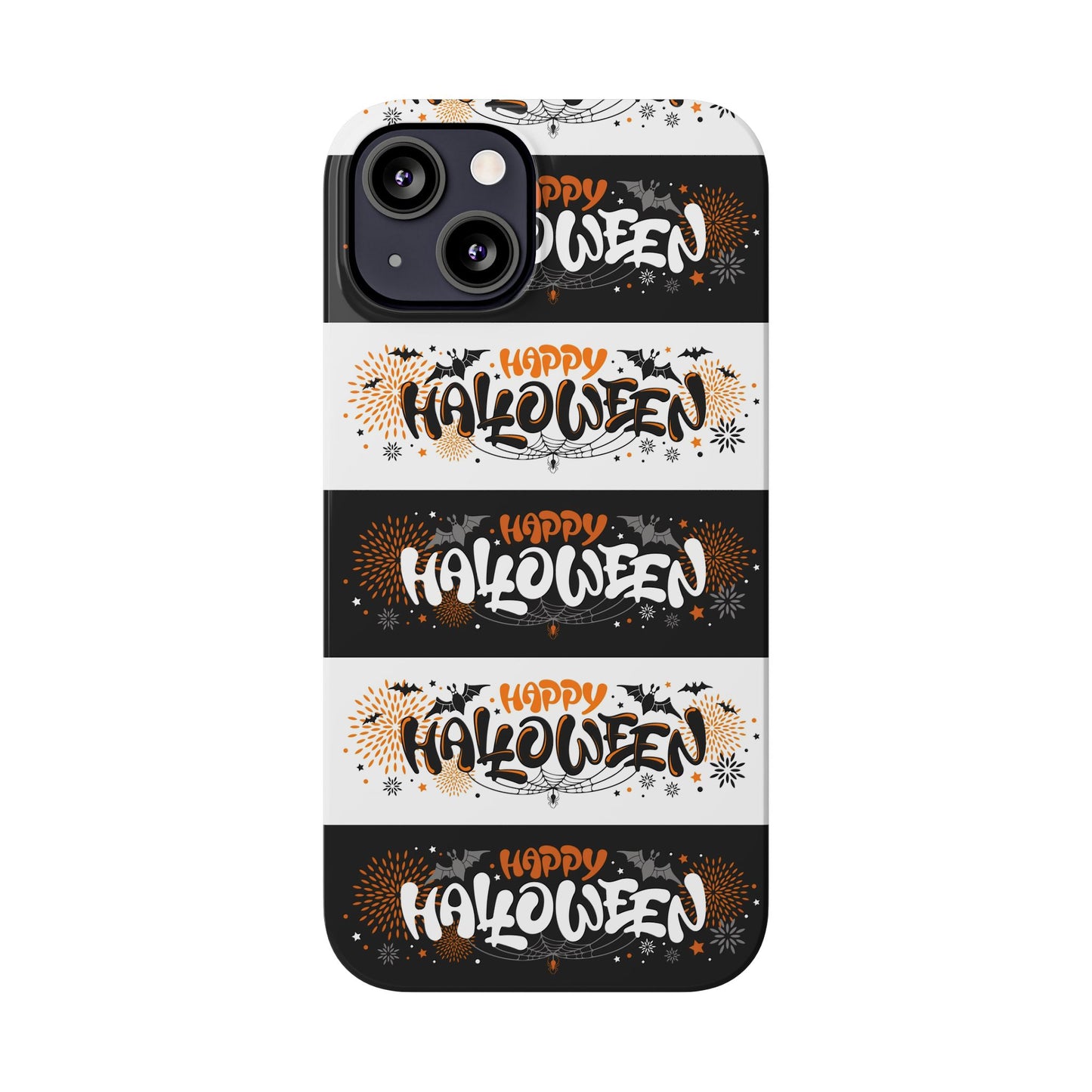 Embrace the spooky season with the Happy Halloween iPhone Case