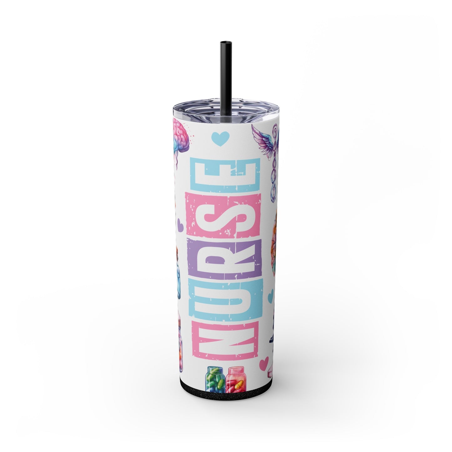 Nurse Tumbler - Personalized Skinny Tumbler for Healthcare Heroes