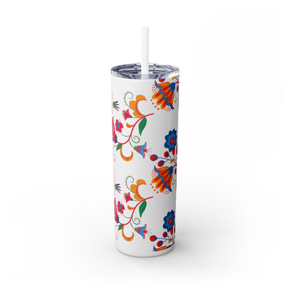 Skinny Tumbler with Straw, 20oz