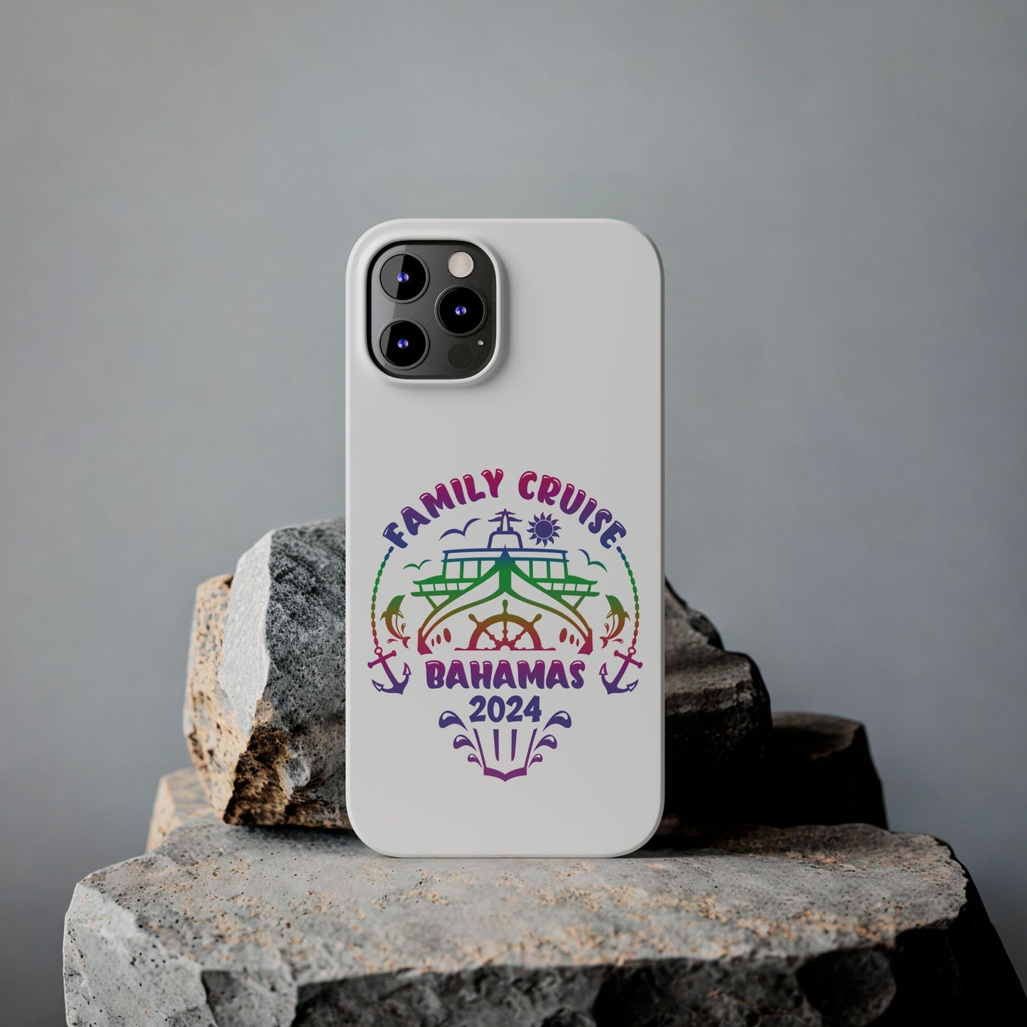 Family Cruise Bahamas iPhone Case With High Detail Design