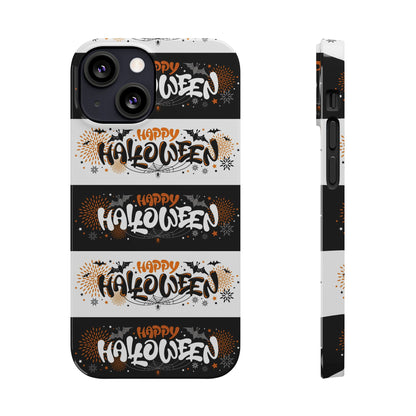 Embrace the spooky season with the Happy Halloween iPhone Case