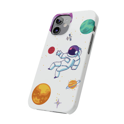 Astronaut Slim iPhone Cases - Elevate Your Device with Cosmic Style