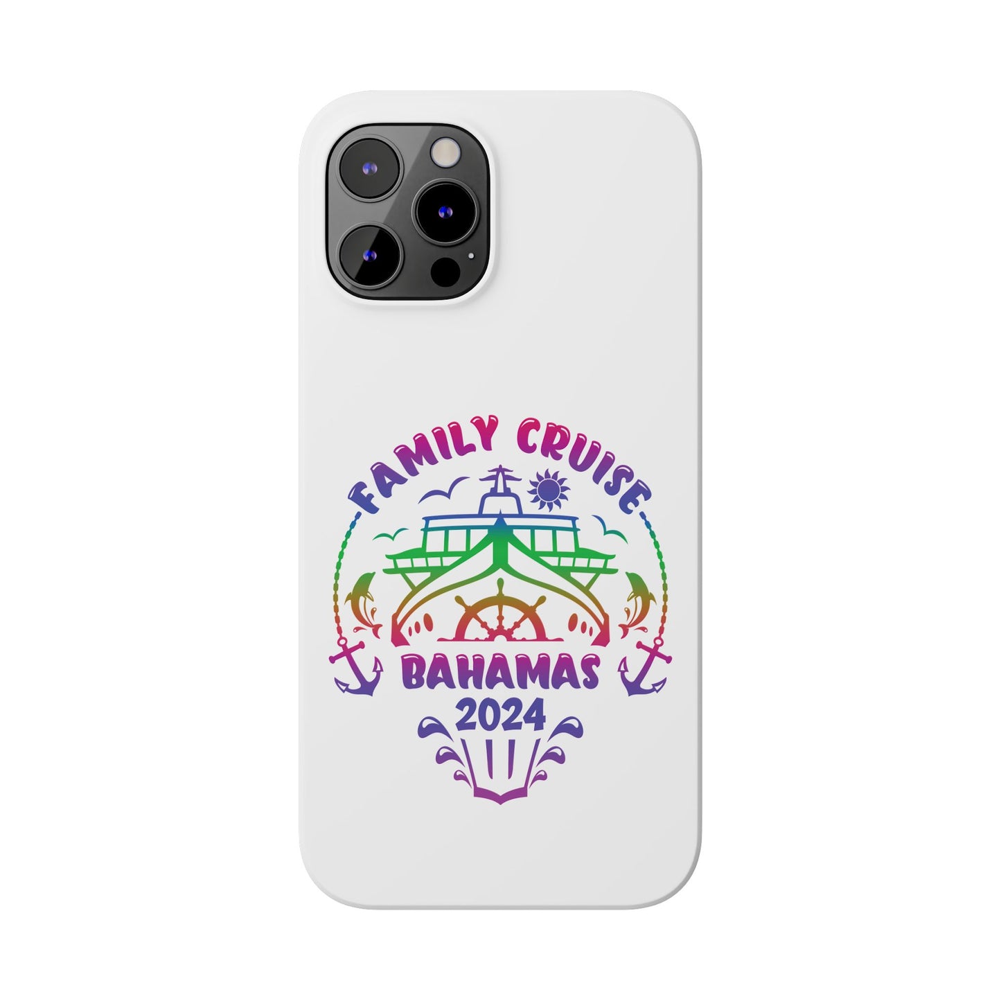 Family Cruise Bahamas iPhone Case With High Detail Design