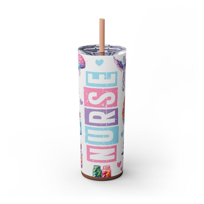 Nurse Tumbler - Personalized Skinny Tumbler for Healthcare Heroes