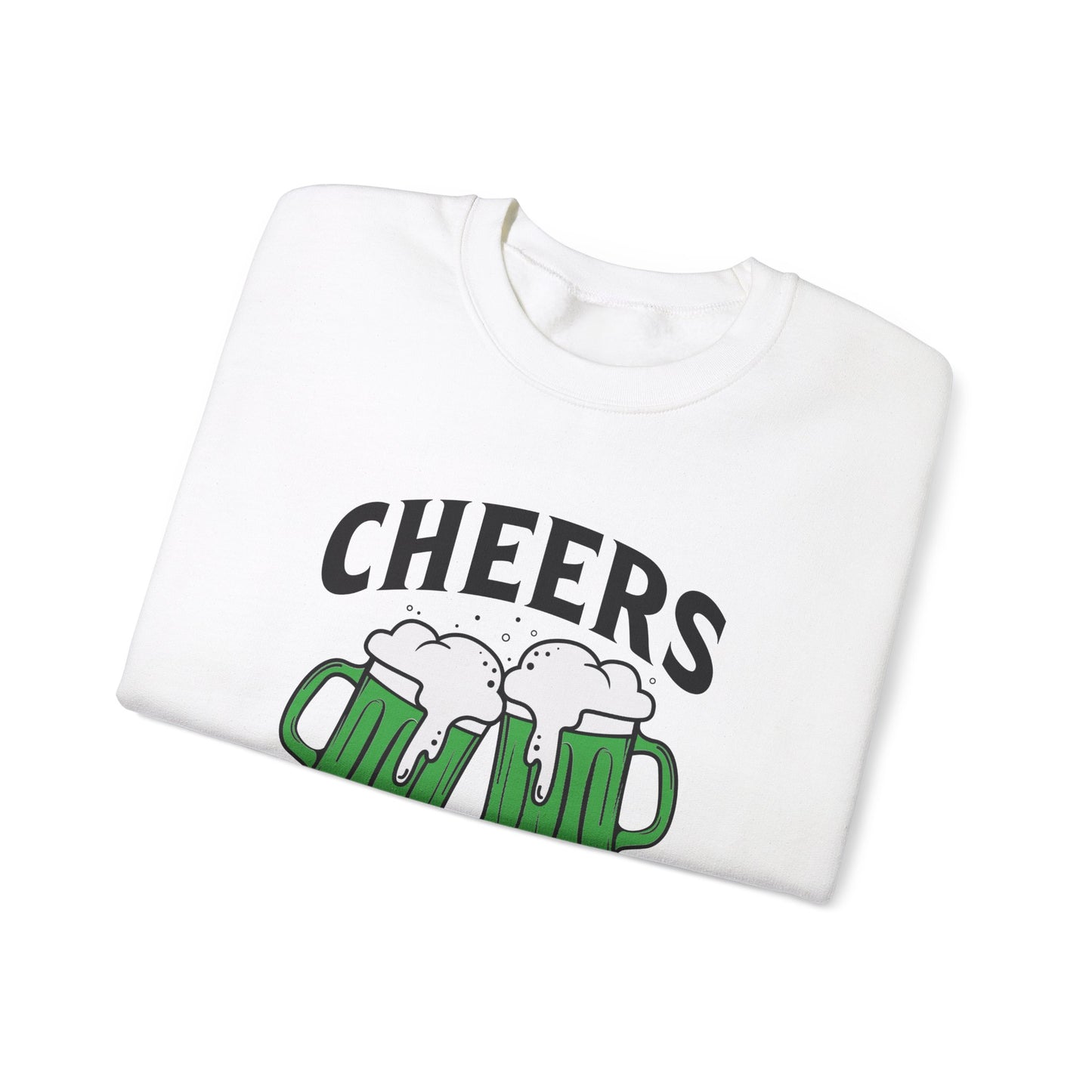 Cozy Comfort: Cheers Fu$kers Unisex Heavy Blend Crewneck Sweatshirt