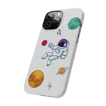 Astronaut Slim iPhone Cases - Elevate Your Device with Cosmic Style