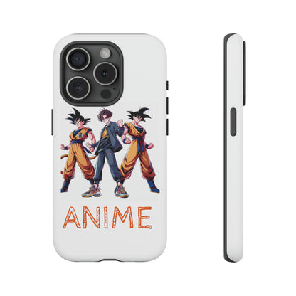 Tough Anime Goku iPhone Premium Protective Phone Cases for Apple, Samsung, and Google Devices