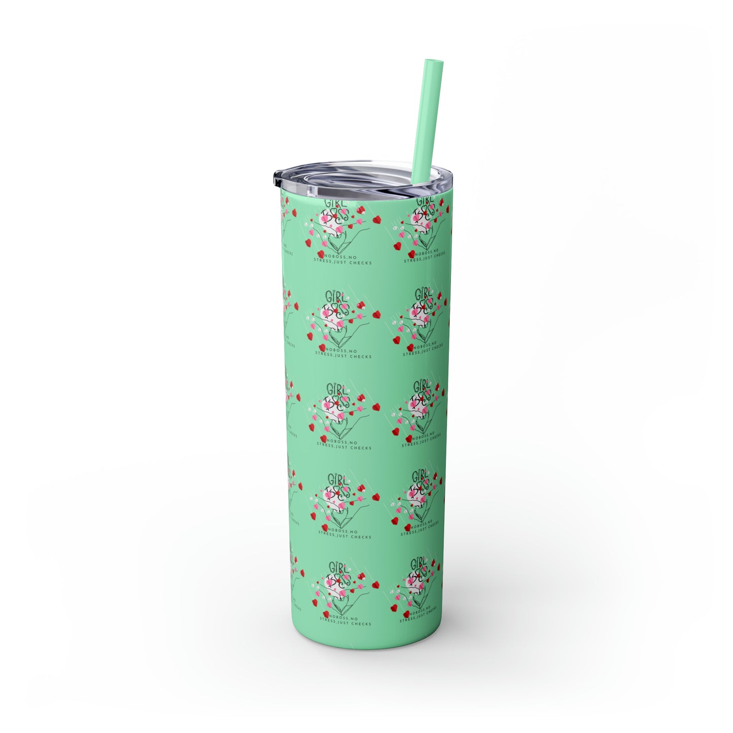 Skinny Girl Boss HOT & COLD Cup/Tumbler with Straw, 20oz