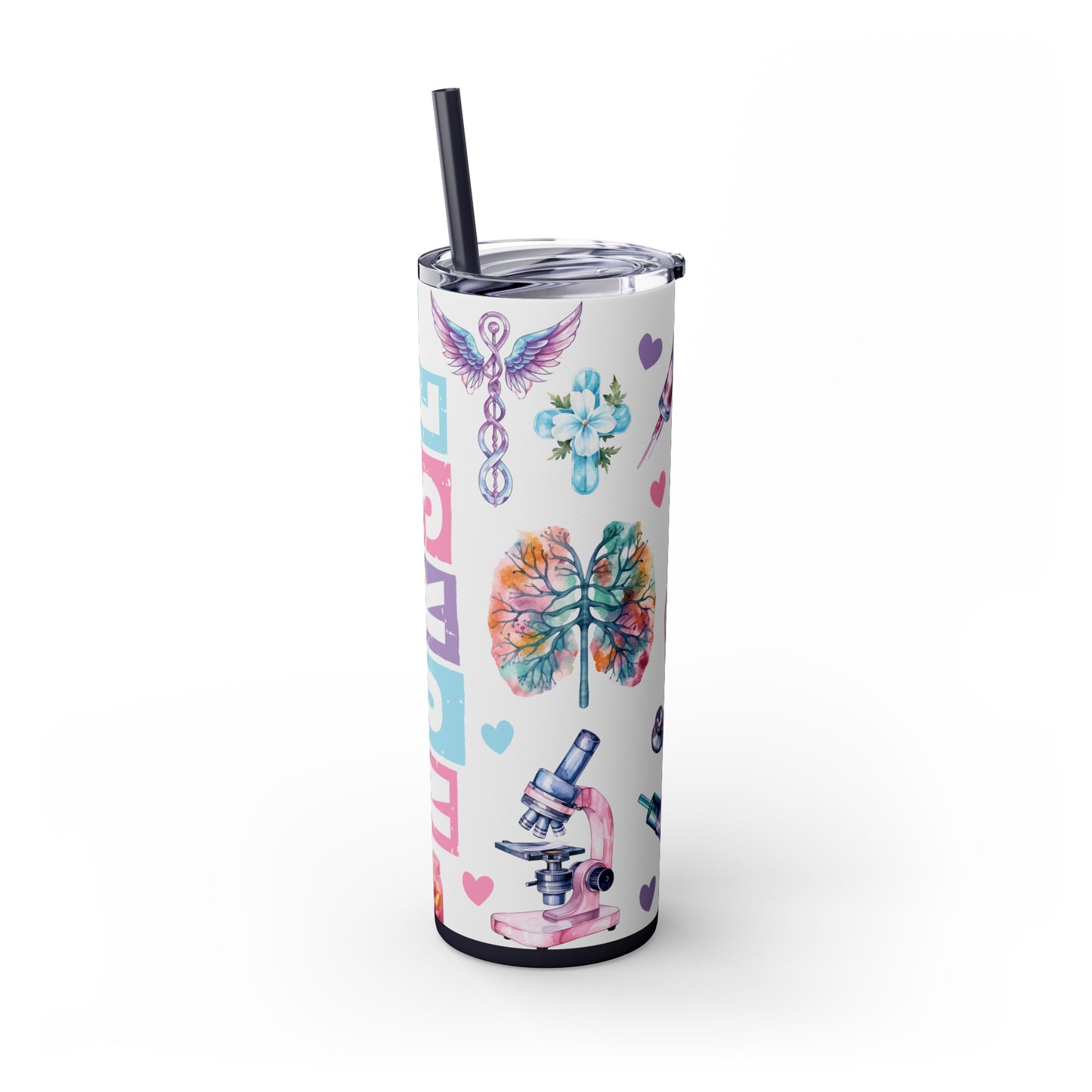 Nurse Tumbler - Personalized Skinny Tumbler for Healthcare Heroes