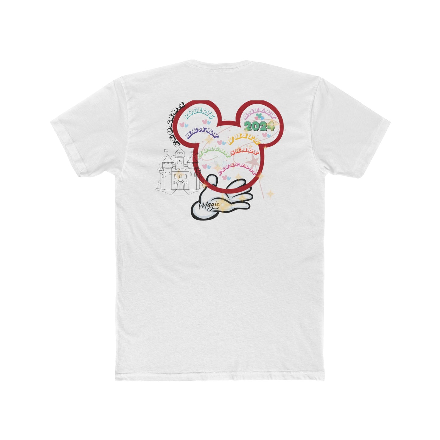 Celebrate Your Unforgettable 2024 Florida Family Vacation with Disney Characters T-Shirt