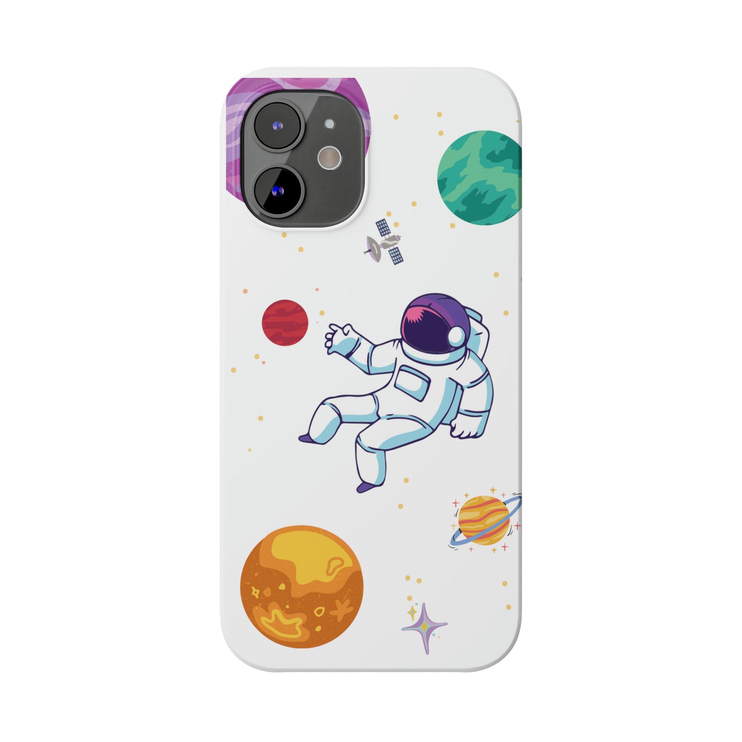 Astronaut Slim iPhone Cases - Elevate Your Device with Cosmic Style