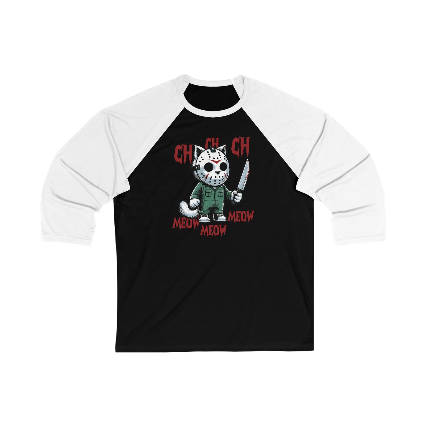 BAILEY-TRENZ MEOW Long Sleeve Baseball Unisex 3\4 Tee