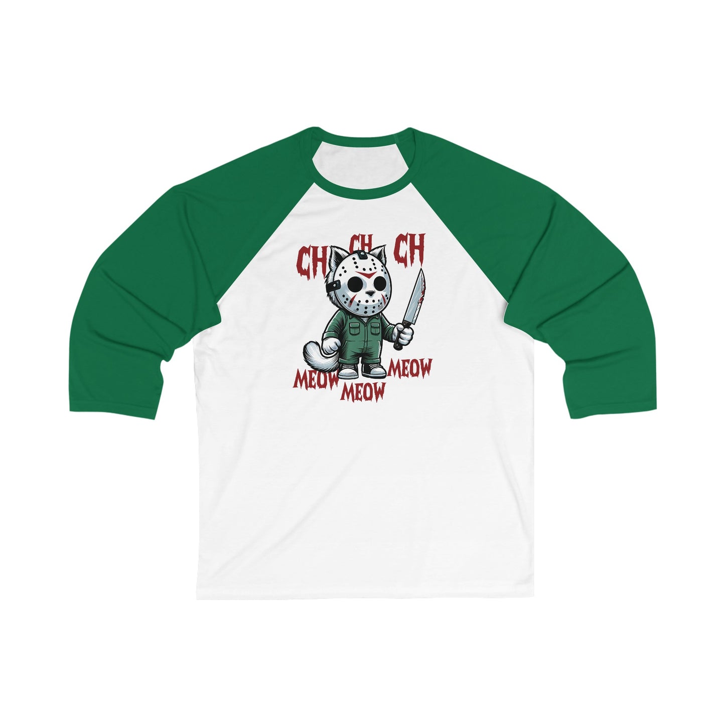 BAILEY-TRENZ MEOW Long Sleeve Baseball Unisex 3\4 Tee