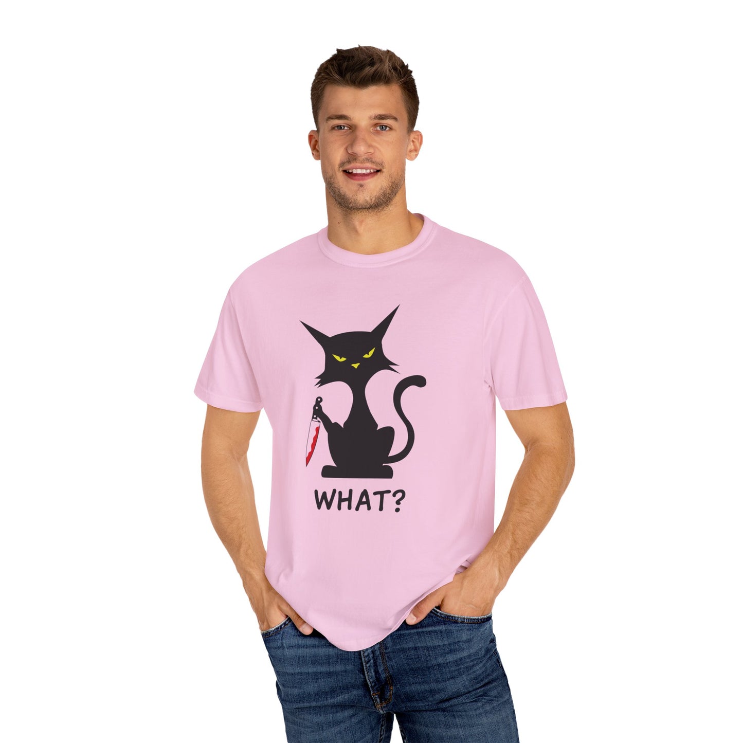 What, Meow Comfort Colors 1717 Customizable Garment-Dyed T-Shirt T-shirt