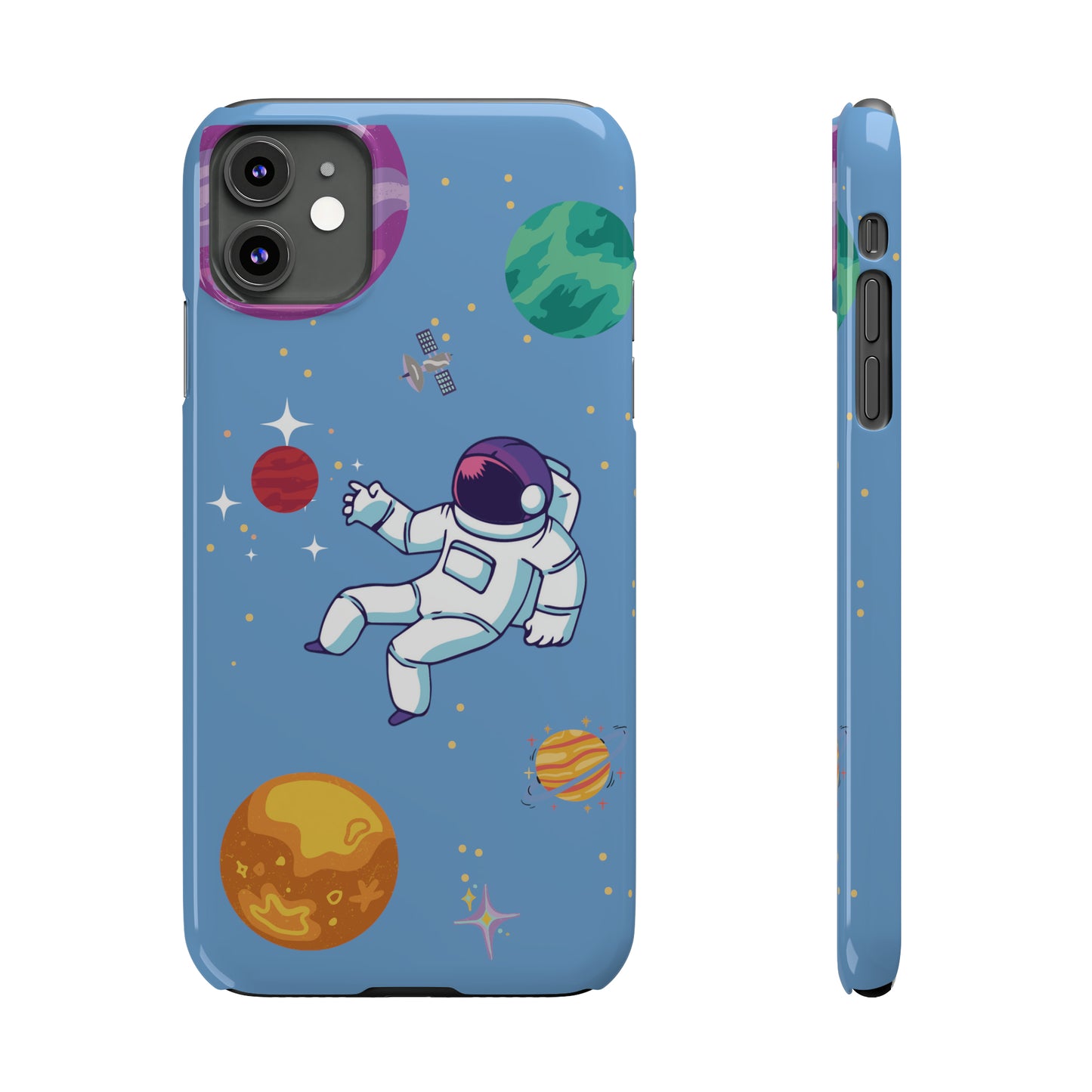 Astronaut Slim iPhone Cases - Stylish Protection for iPhone 11, 12, 13, 14, 15