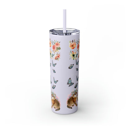 Together We Rise Skinny Tumbler with Straw, 20oz