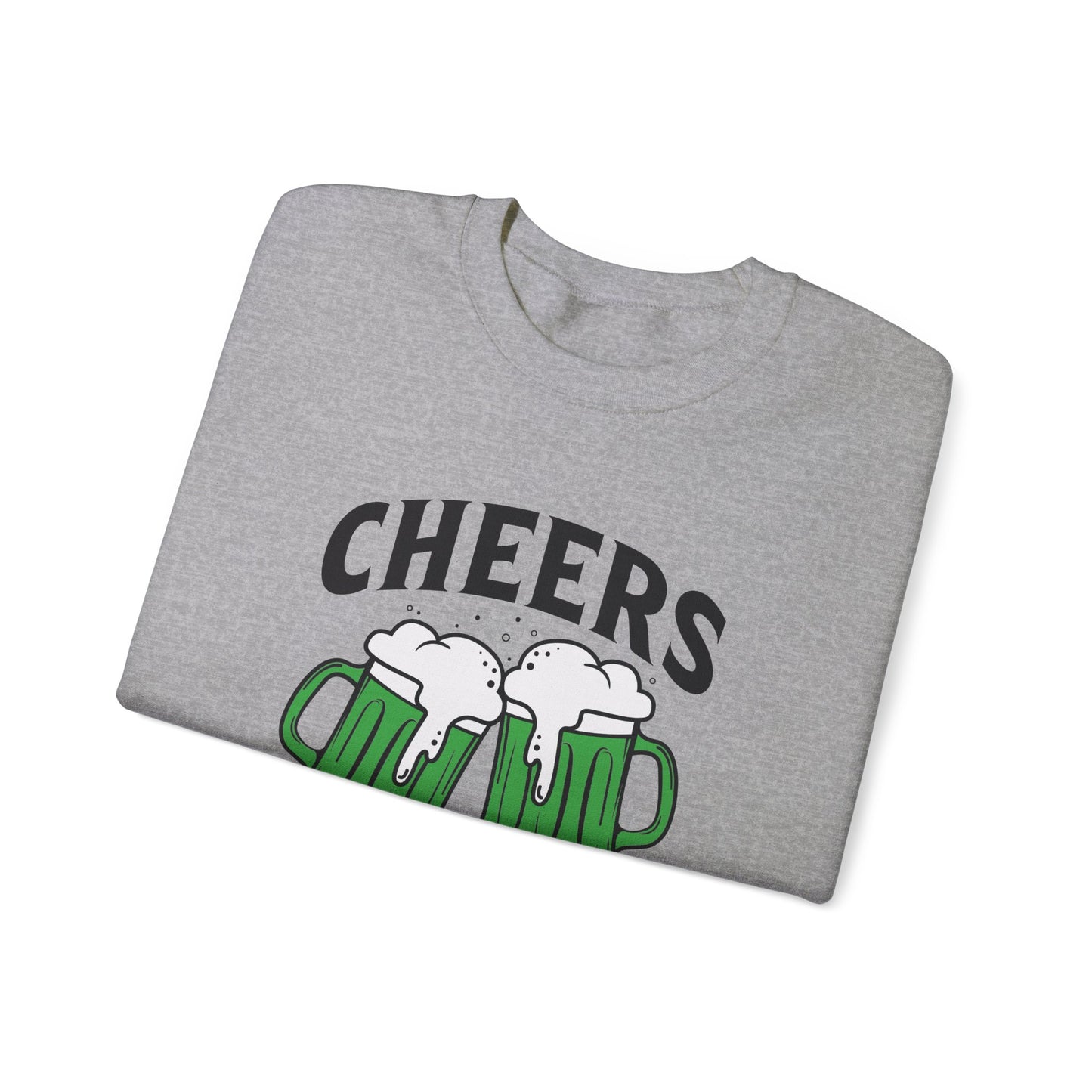 Cozy Comfort: Cheers Fu$kers Unisex Heavy Blend Crewneck Sweatshirt
