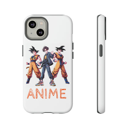 Tough Anime Goku iPhone Premium Protective Phone Cases for Apple, Samsung, and Google Devices