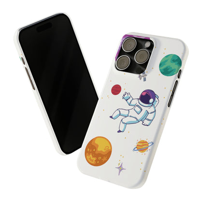 Astronaut Slim iPhone Cases - Elevate Your Device with Cosmic Style